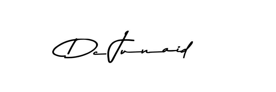 Design your own signature with our free online signature maker. With this signature software, you can create a handwritten (Asem Kandis PERSONAL USE) signature for name Dc Junaid. Dc Junaid signature style 9 images and pictures png