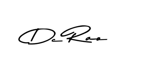 Create a beautiful signature design for name Dc Rao. With this signature (Asem Kandis PERSONAL USE) fonts, you can make a handwritten signature for free. Dc Rao signature style 9 images and pictures png