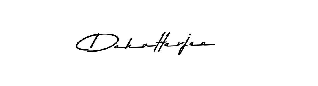 Make a beautiful signature design for name Dchatterjee. With this signature (Asem Kandis PERSONAL USE) style, you can create a handwritten signature for free. Dchatterjee signature style 9 images and pictures png