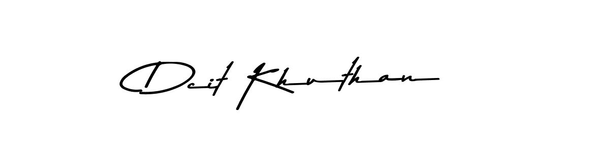 Make a beautiful signature design for name Dcit Khuthan. Use this online signature maker to create a handwritten signature for free. Dcit Khuthan signature style 9 images and pictures png