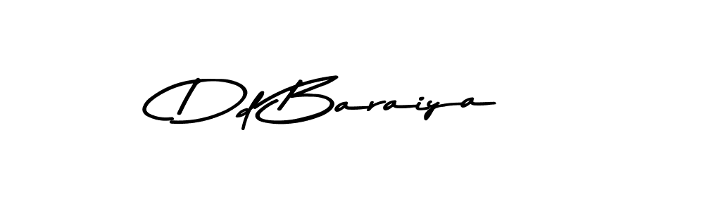 Design your own signature with our free online signature maker. With this signature software, you can create a handwritten (Asem Kandis PERSONAL USE) signature for name Dd Baraiya. Dd Baraiya signature style 9 images and pictures png