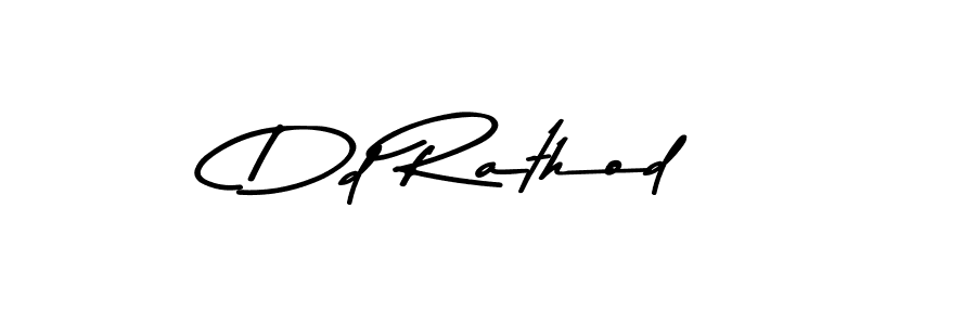 Create a beautiful signature design for name Dd Rathod. With this signature (Asem Kandis PERSONAL USE) fonts, you can make a handwritten signature for free. Dd Rathod signature style 9 images and pictures png
