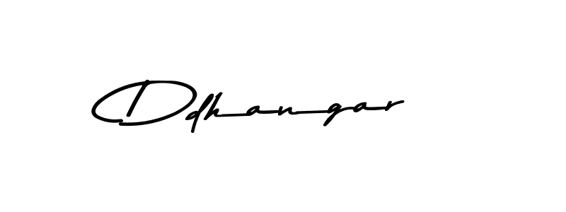 Design your own signature with our free online signature maker. With this signature software, you can create a handwritten (Asem Kandis PERSONAL USE) signature for name Ddhangar. Ddhangar signature style 9 images and pictures png