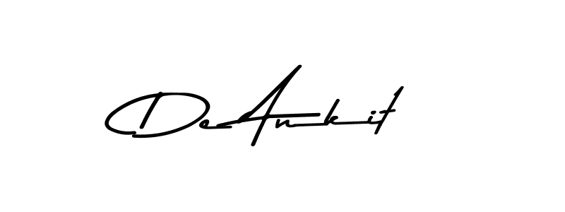 How to make De Ankit signature? Asem Kandis PERSONAL USE is a professional autograph style. Create handwritten signature for De Ankit name. De Ankit signature style 9 images and pictures png