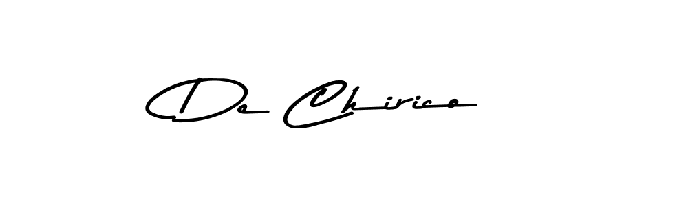 Asem Kandis PERSONAL USE is a professional signature style that is perfect for those who want to add a touch of class to their signature. It is also a great choice for those who want to make their signature more unique. Get De Chirico name to fancy signature for free. De Chirico signature style 9 images and pictures png