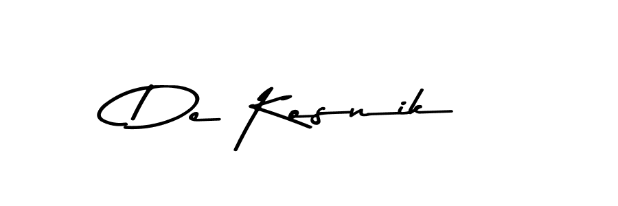 Make a beautiful signature design for name De Kosnik. Use this online signature maker to create a handwritten signature for free. De Kosnik signature style 9 images and pictures png