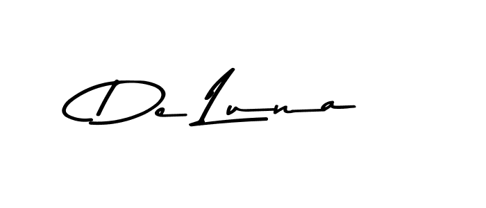 How to make De Luna name signature. Use Asem Kandis PERSONAL USE style for creating short signs online. This is the latest handwritten sign. De Luna signature style 9 images and pictures png