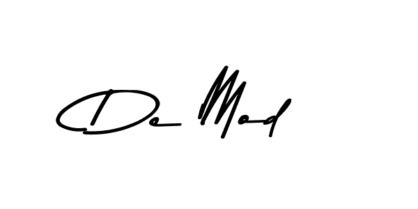 How to make De Mod name signature. Use Asem Kandis PERSONAL USE style for creating short signs online. This is the latest handwritten sign. De Mod signature style 9 images and pictures png