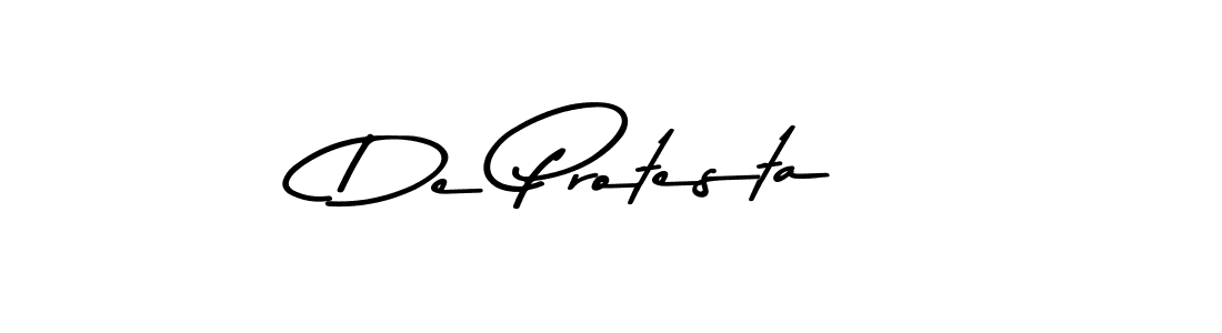 Use a signature maker to create a handwritten signature online. With this signature software, you can design (Asem Kandis PERSONAL USE) your own signature for name De Protesta. De Protesta signature style 9 images and pictures png