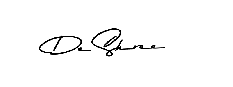 You can use this online signature creator to create a handwritten signature for the name De Shree. This is the best online autograph maker. De Shree signature style 9 images and pictures png