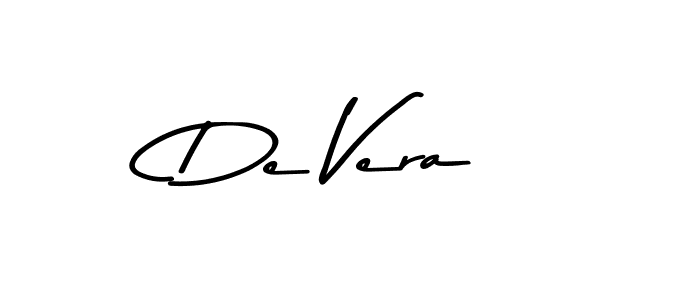 How to make De Vera signature? Asem Kandis PERSONAL USE is a professional autograph style. Create handwritten signature for De Vera name. De Vera signature style 9 images and pictures png