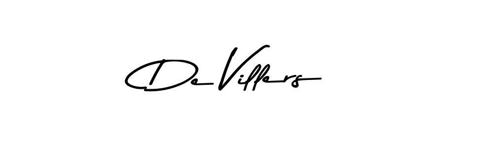 Asem Kandis PERSONAL USE is a professional signature style that is perfect for those who want to add a touch of class to their signature. It is also a great choice for those who want to make their signature more unique. Get De Villers name to fancy signature for free. De Villers signature style 9 images and pictures png