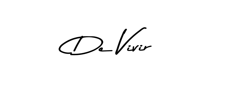 Use a signature maker to create a handwritten signature online. With this signature software, you can design (Asem Kandis PERSONAL USE) your own signature for name De Vivir. De Vivir signature style 9 images and pictures png