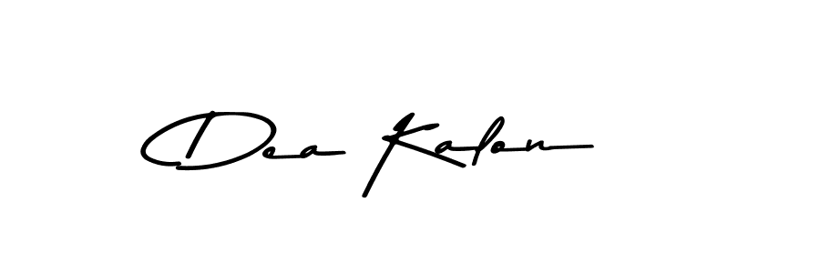 Make a beautiful signature design for name Dea Kalon. With this signature (Asem Kandis PERSONAL USE) style, you can create a handwritten signature for free. Dea Kalon signature style 9 images and pictures png