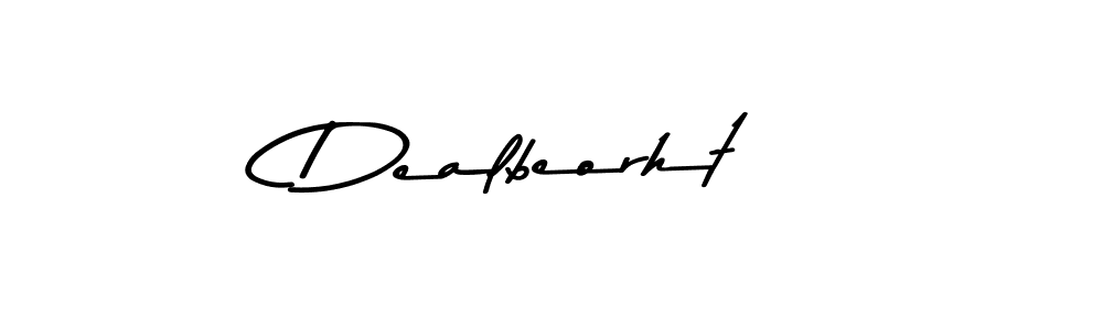 This is the best signature style for the Dealbeorht name. Also you like these signature font (Asem Kandis PERSONAL USE). Mix name signature. Dealbeorht signature style 9 images and pictures png