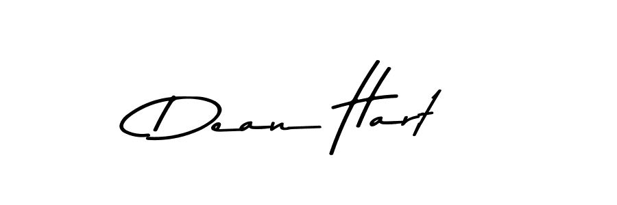 Dean Hart stylish signature style. Best Handwritten Sign (Asem Kandis PERSONAL USE) for my name. Handwritten Signature Collection Ideas for my name Dean Hart. Dean Hart signature style 9 images and pictures png
