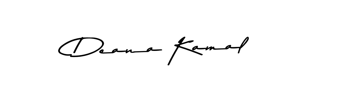 Design your own signature with our free online signature maker. With this signature software, you can create a handwritten (Asem Kandis PERSONAL USE) signature for name Deana Kamal. Deana Kamal signature style 9 images and pictures png