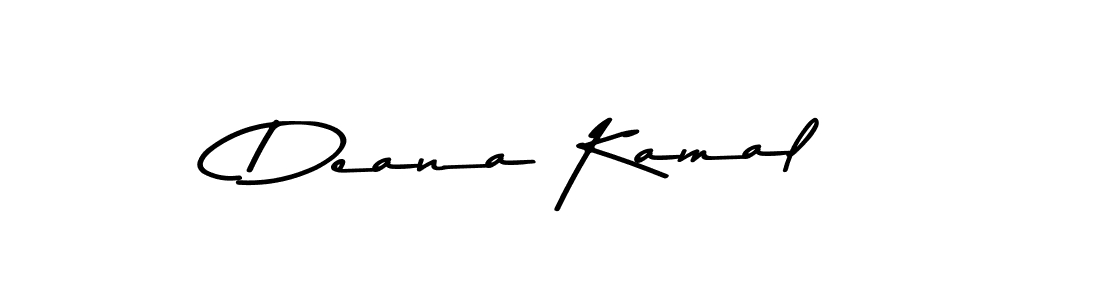 Design your own signature with our free online signature maker. With this signature software, you can create a handwritten (Asem Kandis PERSONAL USE) signature for name Deana Kamal. Deana Kamal signature style 9 images and pictures png