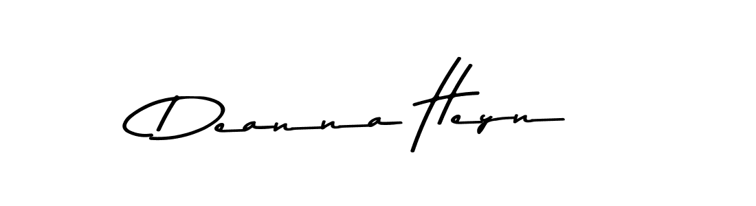 Create a beautiful signature design for name Deanna Heyn. With this signature (Asem Kandis PERSONAL USE) fonts, you can make a handwritten signature for free. Deanna Heyn signature style 9 images and pictures png