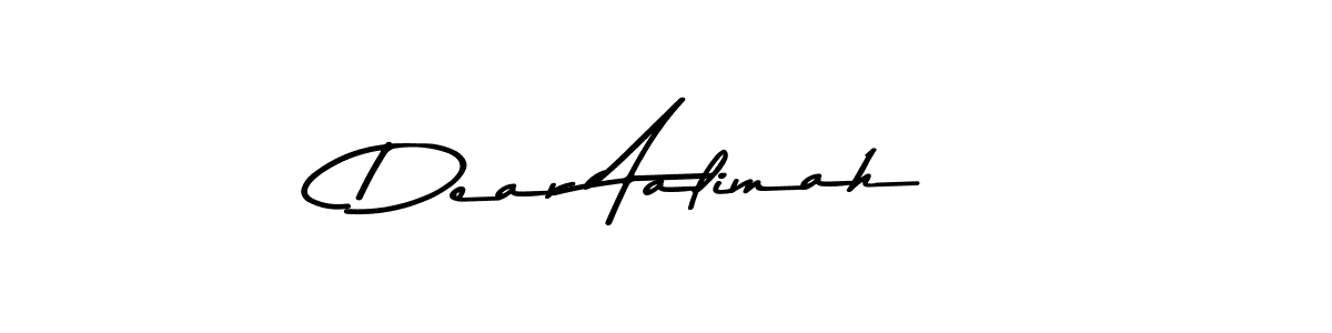 Use a signature maker to create a handwritten signature online. With this signature software, you can design (Asem Kandis PERSONAL USE) your own signature for name Dear Aalimah. Dear Aalimah signature style 9 images and pictures png