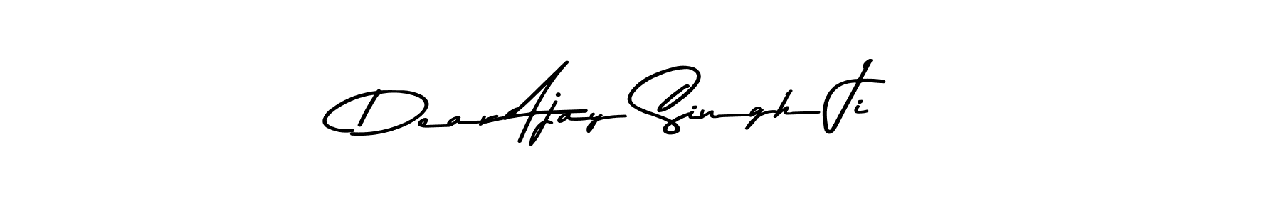 Also we have Dear Ajay Singh Ji name is the best signature style. Create professional handwritten signature collection using Asem Kandis PERSONAL USE autograph style. Dear Ajay Singh Ji signature style 9 images and pictures png