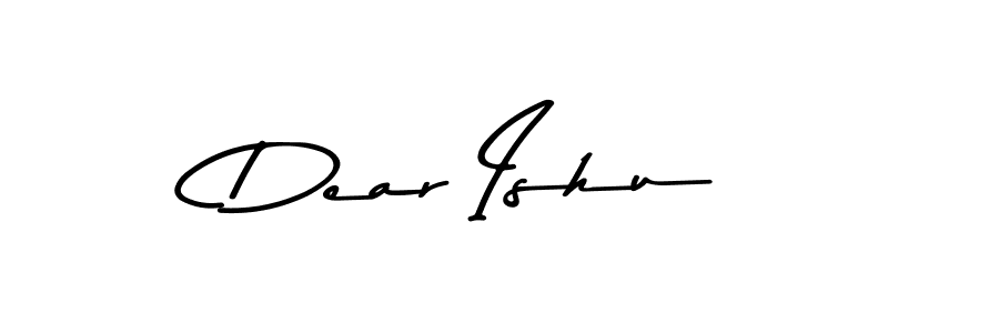 The best way (Asem Kandis PERSONAL USE) to make a short signature is to pick only two or three words in your name. The name Dear Ishu include a total of six letters. For converting this name. Dear Ishu signature style 9 images and pictures png