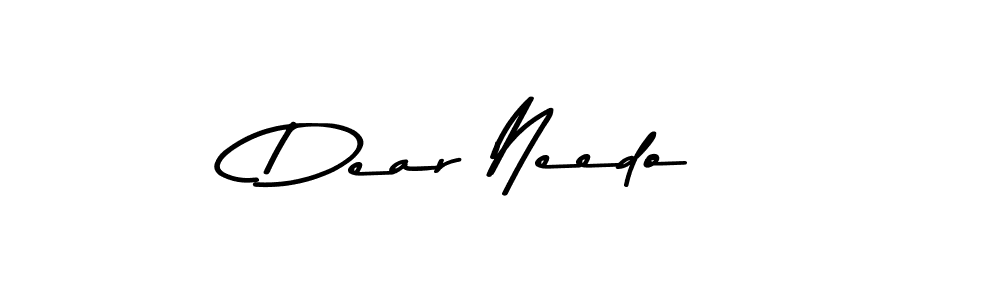 How to Draw Dear Needo signature style? Asem Kandis PERSONAL USE is a latest design signature styles for name Dear Needo. Dear Needo signature style 9 images and pictures png