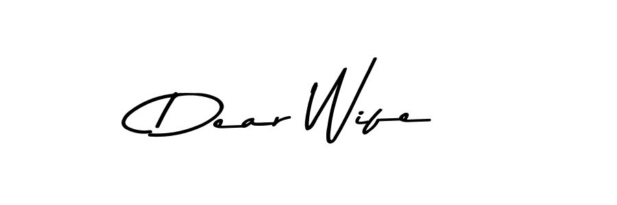 You can use this online signature creator to create a handwritten signature for the name Dear Wife. This is the best online autograph maker. Dear Wife signature style 9 images and pictures png