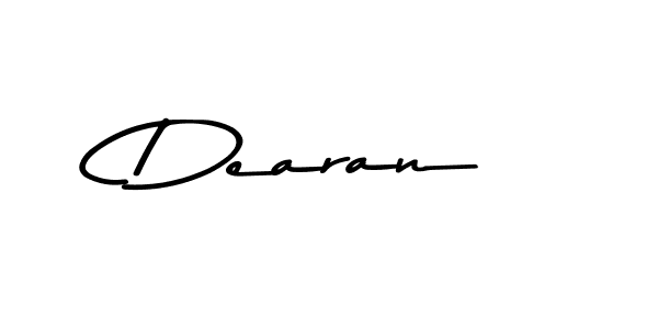 Make a short Dearan signature style. Manage your documents anywhere anytime using Asem Kandis PERSONAL USE. Create and add eSignatures, submit forms, share and send files easily. Dearan signature style 9 images and pictures png