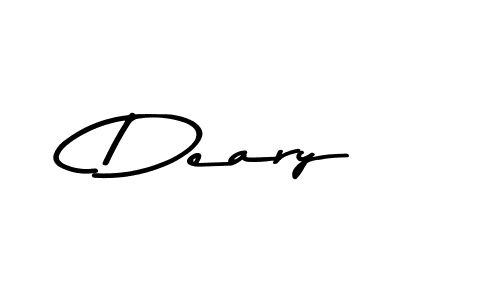 You can use this online signature creator to create a handwritten signature for the name Deary. This is the best online autograph maker. Deary signature style 9 images and pictures png