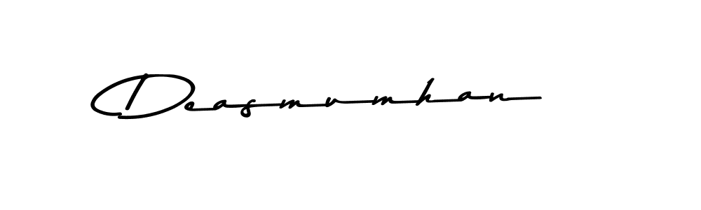 It looks lik you need a new signature style for name Deasmumhan. Design unique handwritten (Asem Kandis PERSONAL USE) signature with our free signature maker in just a few clicks. Deasmumhan signature style 9 images and pictures png