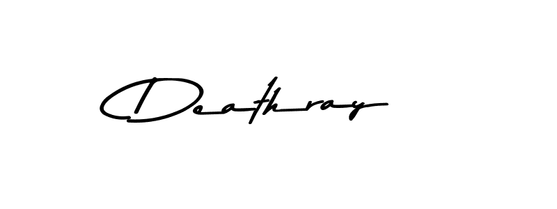 This is the best signature style for the Deathray name. Also you like these signature font (Asem Kandis PERSONAL USE). Mix name signature. Deathray signature style 9 images and pictures png