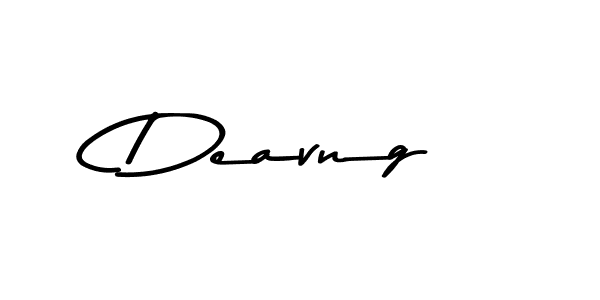 How to make Deavng signature? Asem Kandis PERSONAL USE is a professional autograph style. Create handwritten signature for Deavng name. Deavng signature style 9 images and pictures png