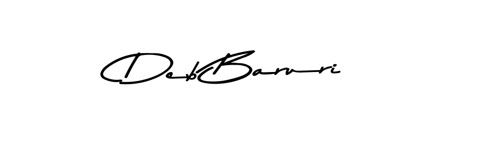 Similarly Asem Kandis PERSONAL USE is the best handwritten signature design. Signature creator online .You can use it as an online autograph creator for name Deb Baruri. Deb Baruri signature style 9 images and pictures png