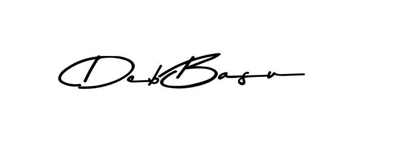 The best way (Asem Kandis PERSONAL USE) to make a short signature is to pick only two or three words in your name. The name Deb Basu include a total of six letters. For converting this name. Deb Basu signature style 9 images and pictures png