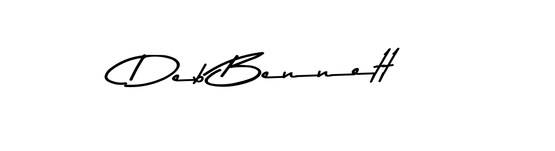 It looks lik you need a new signature style for name Deb Bennett. Design unique handwritten (Asem Kandis PERSONAL USE) signature with our free signature maker in just a few clicks. Deb Bennett signature style 9 images and pictures png