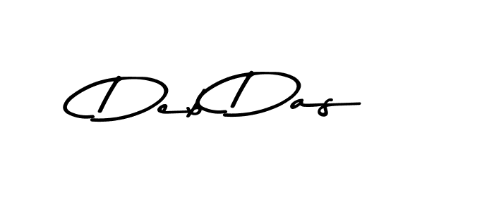 How to make Deb Das name signature. Use Asem Kandis PERSONAL USE style for creating short signs online. This is the latest handwritten sign. Deb Das signature style 9 images and pictures png