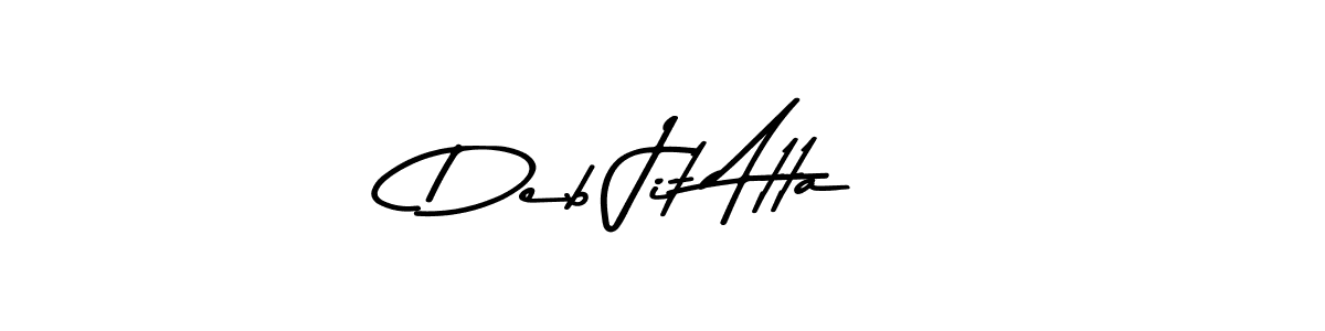 Also You can easily find your signature by using the search form. We will create Deb Jit Atta name handwritten signature images for you free of cost using Asem Kandis PERSONAL USE sign style. Deb Jit Atta signature style 9 images and pictures png
