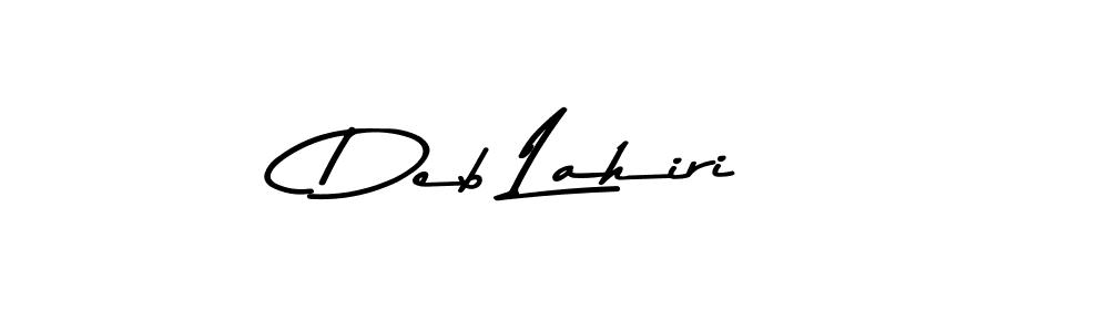 Use a signature maker to create a handwritten signature online. With this signature software, you can design (Asem Kandis PERSONAL USE) your own signature for name Deb Lahiri. Deb Lahiri signature style 9 images and pictures png