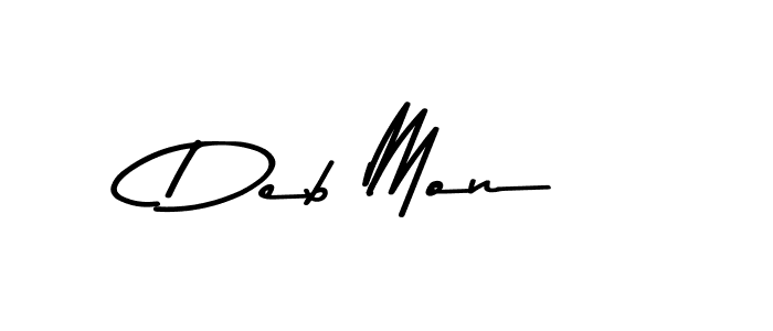 Use a signature maker to create a handwritten signature online. With this signature software, you can design (Asem Kandis PERSONAL USE) your own signature for name Deb Mon. Deb Mon signature style 9 images and pictures png