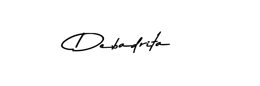 Also You can easily find your signature by using the search form. We will create Debadrita name handwritten signature images for you free of cost using Asem Kandis PERSONAL USE sign style. Debadrita signature style 9 images and pictures png