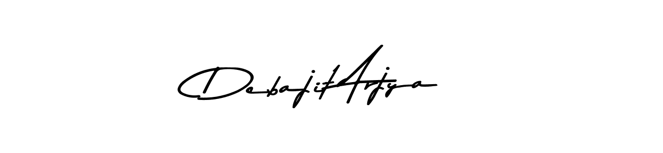 Similarly Asem Kandis PERSONAL USE is the best handwritten signature design. Signature creator online .You can use it as an online autograph creator for name Debajit Arjya. Debajit Arjya signature style 9 images and pictures png