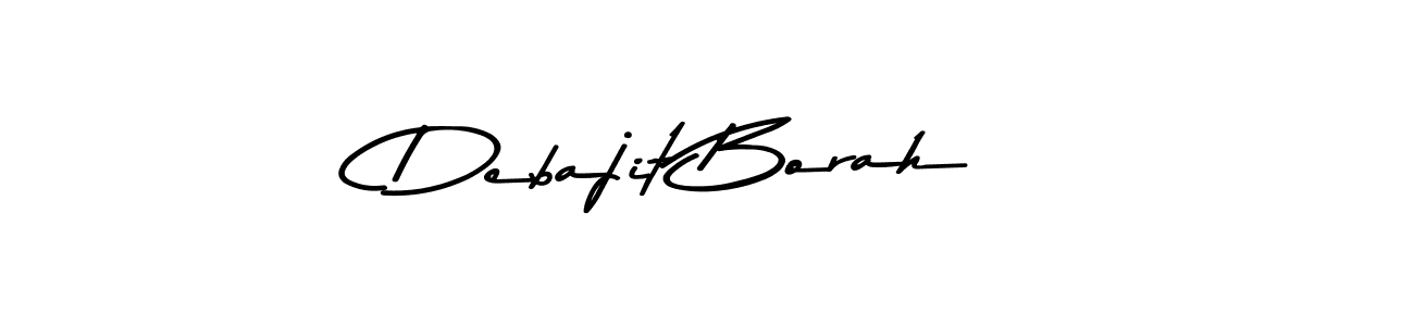 Make a beautiful signature design for name Debajit Borah. With this signature (Asem Kandis PERSONAL USE) style, you can create a handwritten signature for free. Debajit Borah signature style 9 images and pictures png