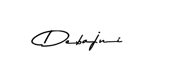 How to make Debajni name signature. Use Asem Kandis PERSONAL USE style for creating short signs online. This is the latest handwritten sign. Debajni signature style 9 images and pictures png