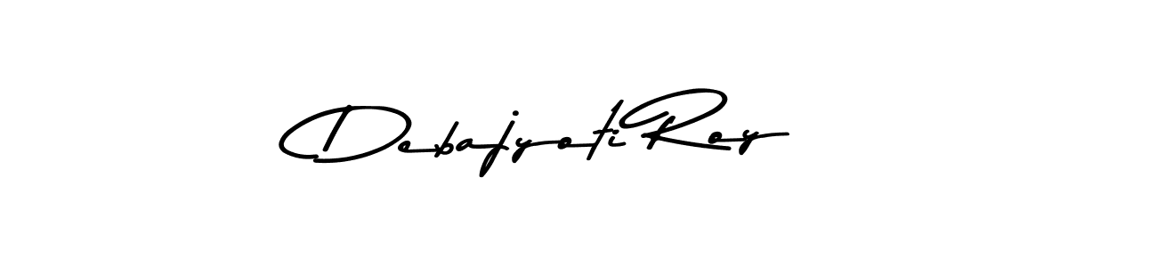 Create a beautiful signature design for name Debajyoti Roy. With this signature (Asem Kandis PERSONAL USE) fonts, you can make a handwritten signature for free. Debajyoti Roy signature style 9 images and pictures png