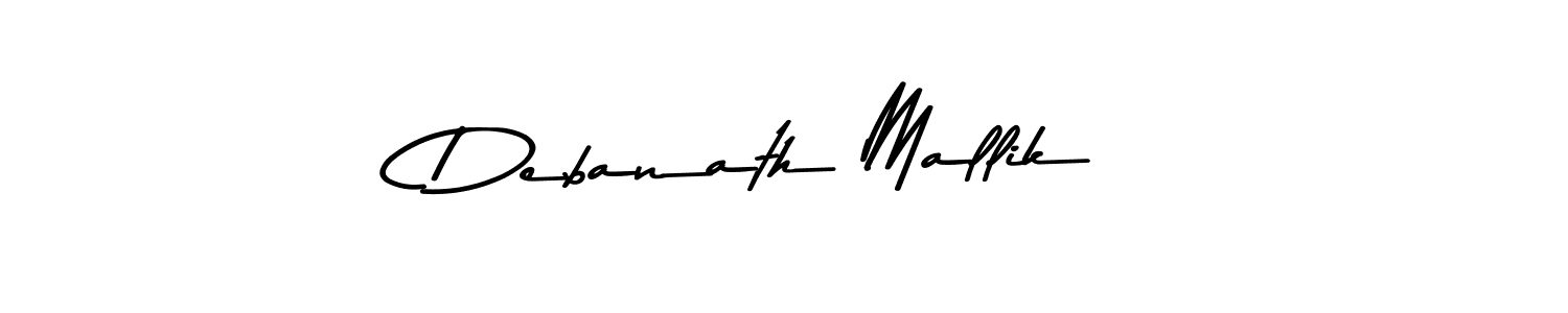 Make a beautiful signature design for name Debanath Mallik. With this signature (Asem Kandis PERSONAL USE) style, you can create a handwritten signature for free. Debanath Mallik signature style 9 images and pictures png
