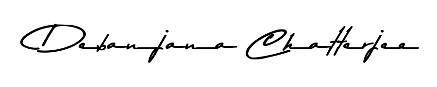 Similarly Asem Kandis PERSONAL USE is the best handwritten signature design. Signature creator online. You can use it as an online autograph creator for name Debanjana Chatterjee. Debanjana Chatterjee signature style 9 images and pictures png