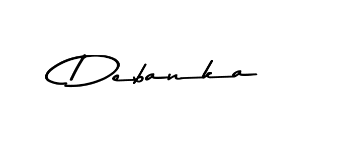 Debanka stylish signature style. Best Handwritten Sign (Asem Kandis PERSONAL USE) for my name. Handwritten Signature Collection Ideas for my name Debanka. Debanka signature style 9 images and pictures png