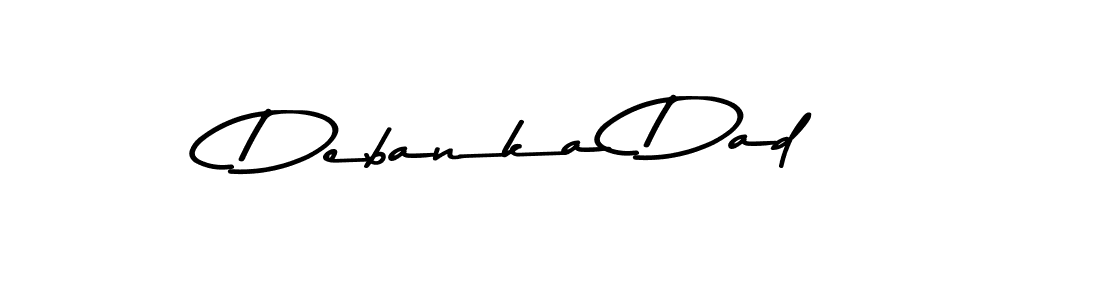 Design your own signature with our free online signature maker. With this signature software, you can create a handwritten (Asem Kandis PERSONAL USE) signature for name Debanka Dad. Debanka Dad signature style 9 images and pictures png