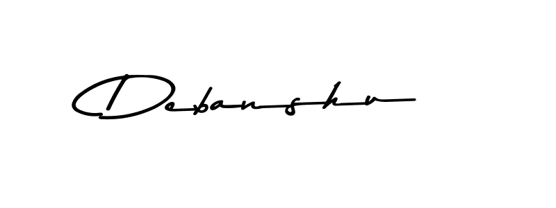 Make a beautiful signature design for name Debanshu. With this signature (Asem Kandis PERSONAL USE) style, you can create a handwritten signature for free. Debanshu signature style 9 images and pictures png